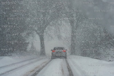 Zima na drogach. 30.01.2021 / fot. Anna Rezulak