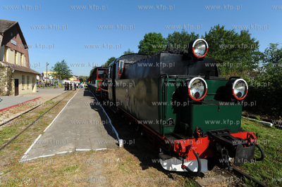 Niechorze. Gryficka Kolej Waskotorowa jezdzaca obecnie...