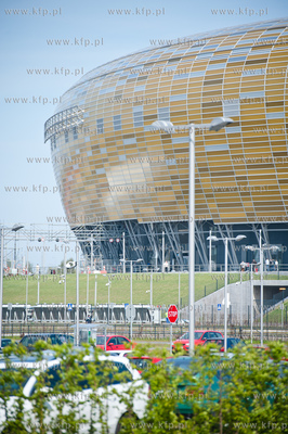 Gdansk Letnica. Stadion PGE Arena na kilkanacie dni...