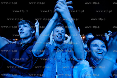 Gdansk. Fanzone - Strefa Kibica na Placu Zebran Ludowych....