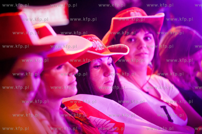 Gdansk. Dlugi Targ. Sympatycy reprezentacji Polski...