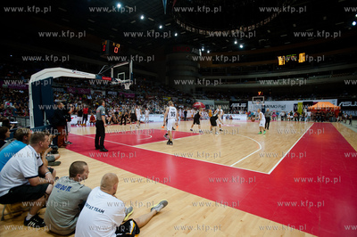 Sopot. Ergo Arena. Mecz pokazowy kosyzkowki Gortat...