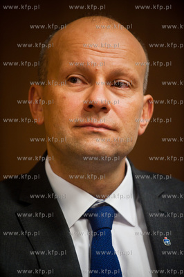 Gdansk. Hotel Radisson Blu. Uroczysta konferencja prasowa,...