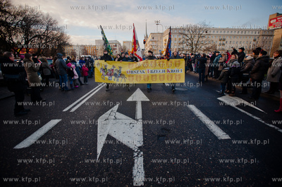 Gdynia. Orszak Trzech Kroli.  06.01.2014 fot. Mateusz...