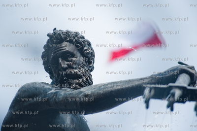 Gdansk. Obchody 380 urodzin Fontanny Neptuna. Uroczysta...