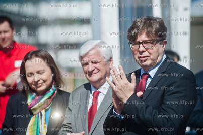 Gdansk. Batycki Kampusu Uniwersytetu Gdanskiego. Uroczystosc...