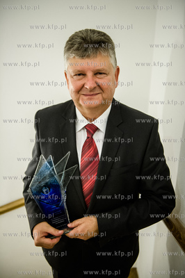 Gdansk. Ratusz Glownomiejski. Uroczystosc wreczenia...