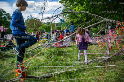 Gdansk. Laka przy Dworze Oliwskim. Weekendowa akcja...