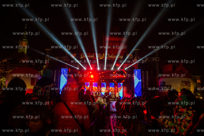 Gdansk. Targ Weglowy. 24 Final Wielkiej Orkiestry Swiatecznej...