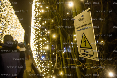 Gdańsk. Park Oliwski. Inauguracja iluminacji świątecznej.
17.12.2016
fot....