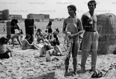 Plan filmu Wolne Miasto realizowanego m.in. na plazy...