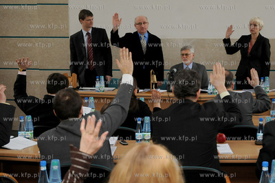 Stanislaw Szwabski przewodniczacy Rady Miasta Gdyni,...