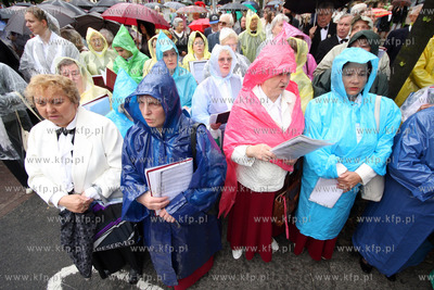 Szczecin. Papieska procesja Bozego Ciala, ulicami Szczecina...