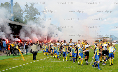 Stadion GOSiR w Gdyni. Mecz o Mistrzostwo Polski w...
