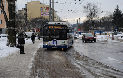 Gdynia. Przekazanie do uzytkowania nowych trolejbusow,...