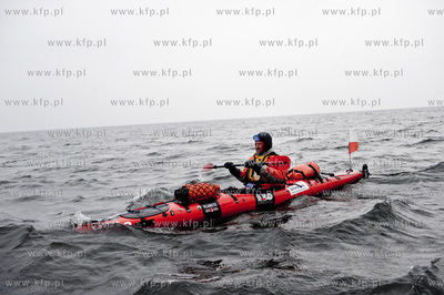 Gdansk Sobieszewo Nz  Marek Kaminski poczas Zimowej...