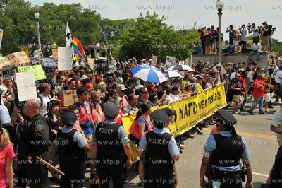 Chicago. Manifestacja przedstawicieli ruchu Okupuj...