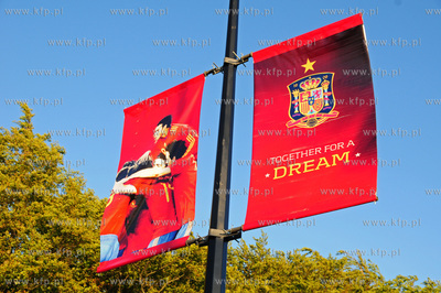 Gniewino. Przyjazd i przywitanie pilkarzy reprezentacji...