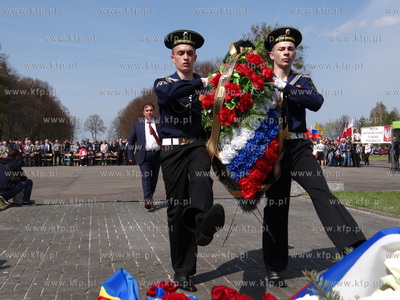 Uroczystosci z okazji zakonczenia II wojny swiatowej...