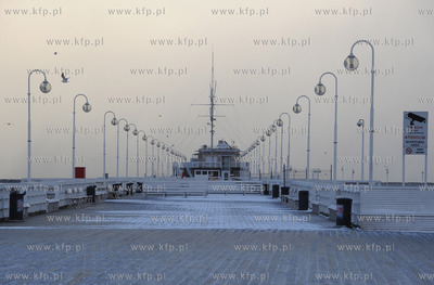 Sopot. Wichura i sniezyca w Sopocie. 05.01.2017 fot....