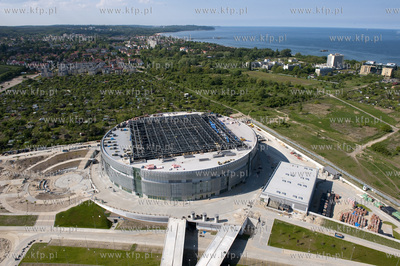 Hala sportowo widowiskowa na granicy Gdanska i Sopotu....