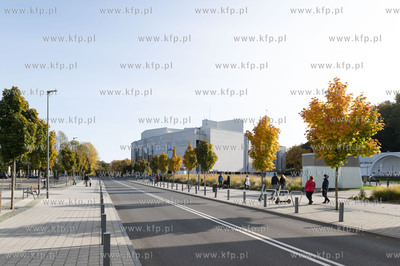 Jesień przy placu Grunwaldzkim w Gdyni.25.10.2020...