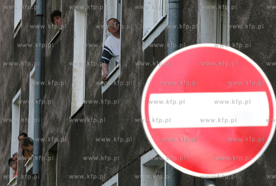 Pozar zabytkowego kosciola sw Katarzyny w Gdansku.
Nz....