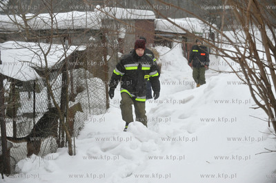 Poszukiwanie zaginionej kobiety Marii Pettke w Leznie...