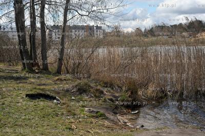 Gdansk Wrobla Staw dzielnica Piecki Migowo. 18.04.2015...
