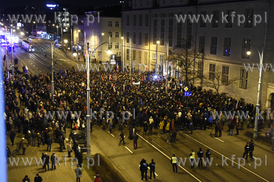 Protest przed Sądem Okręgowym w Gdańsku przeciwko...