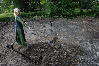 Sopot. Grodzisko. Symboliczne rozpoczecie prac budowlanych...