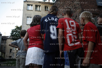 Gdansk Wrzeszcz. Podworko pomiedzy ulicami Konrada...