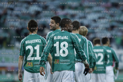 Gdansk. Mecz o mistrzostwo Ekstraklasy : Lechia Gdansk...