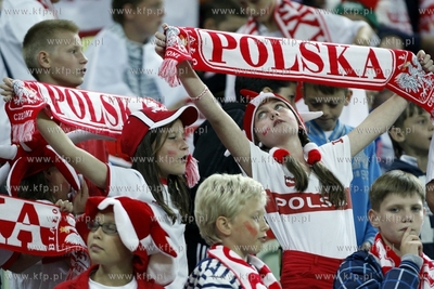 Gdansk. PGE Arena. Mecz towarzyski Polska- Dania. Nz....