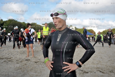 Herbalife Triathlon Gdynia. Nz. poslanka Iwona Guzowska.
10.08.2014
fot....