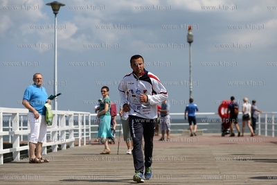 Gdańsk. Molo w Brzeźnie. Sebastian Bibro z Nowego...