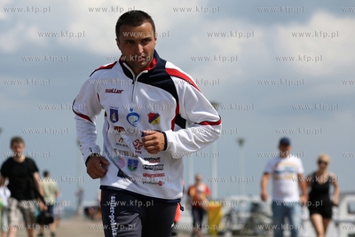 Gdańsk. Molo w Brzeźnie. Sebastian Bibro z Nowego...