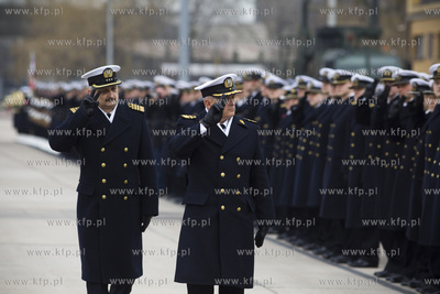 Gdynia Oksywie. Port Wojenny. Uroczystości z okazji...
