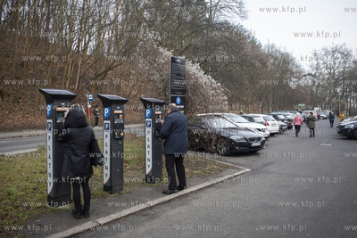 Parkometry parkingu  przy szpitalu zakaźnym w Gdańsku.
02.03.2020
fot....