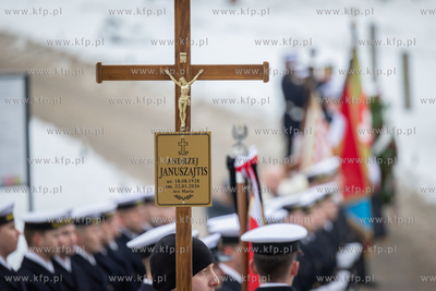 Gdańsk. Cmentarz Srebrzysko. Pogrzeb prof. Andrzeja...