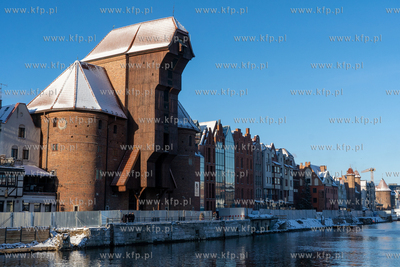 Remont Długiego Pobrzeża w Gdańsku. 05.01.2024 fot....