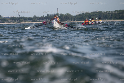 Brzeźno. Mistrzostwa Europy w Wioślarstwie Morskim....