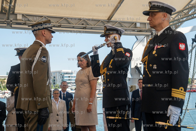 Gdynia, ORP Błyskawica. Promocja na pierwszy stopień...