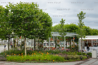 Sopot. Plac Przyjaciół Sopotu po rewitalizacji. 19.07.2023...