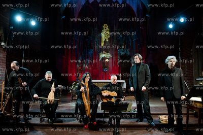 Gdansk. Kosciol Sw. Brygidy. Festiwal Actus Humanus,...