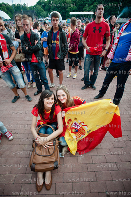 Gdansk. Fanzone - Strefa Kibica. Relacja meczu Mistrzostw...