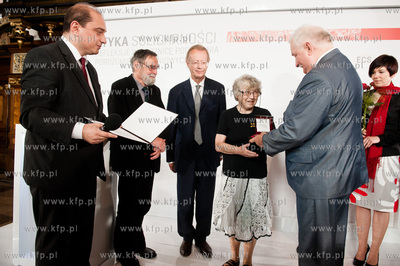 Gdansk. Dwor Artusa. Spotkanie pt Etyka solidarnosci...