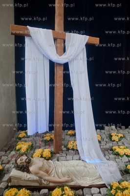 Gdansk.Swieta Wielkanocne w kosciele Sw. Mikolaja....