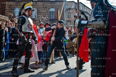 Wielki Piatek. Misterium Meki Panskiej na ulicach Gdanska....