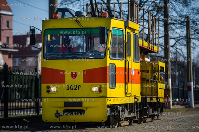 Gdansk. Wrzeszcz. Zajezdnia Tramwajowa Zakladu Komunikacji...